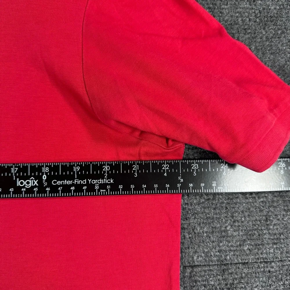 Polo Ralph Lauren Polo Shirt Mens L Large Red Classic Fit Short Sleeve Pony Logo